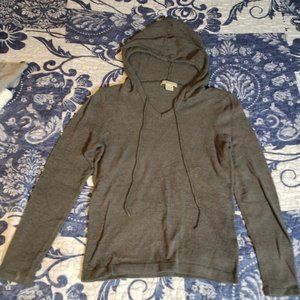 Exofficio pullover, gray, terry, small